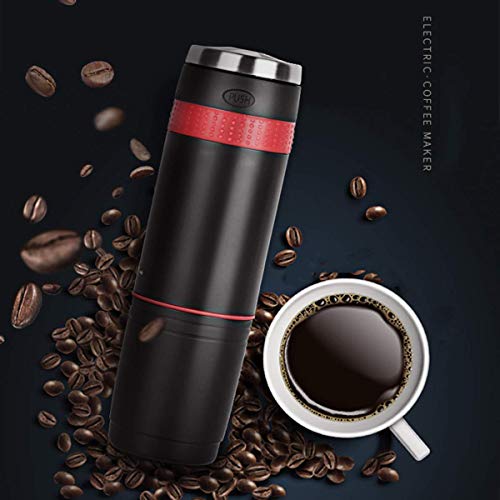 MZXUN Cafetera portátil, máquina Compatible with Camping eléctrico, un botón de Modo, Compatible with el K-Taza de la… - Imagen 5