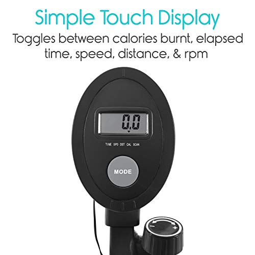 Vive Stationary Bike (App Included) - Upright X Exercise Cycle Machine - Foldable Magnetic Resistance Home Cycling Equipment - Indoor Cardio Workout For Men, Women, Elderly - Digital Display Trainer - Home Fitness Guru Vive Stationary Bike (App Included) - Upright X Exercise Cycle Machine - Foldable Magnetic Resistance Home Cycling Equipment - Indoor Cardio Workout For Men, Women, Elderly - Digital Display Trainer - Image 5