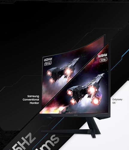 Ecran Pc Gamer Incurvé 27'' Odyssey G5 Ls27cg552euxen Samsung - vue 7