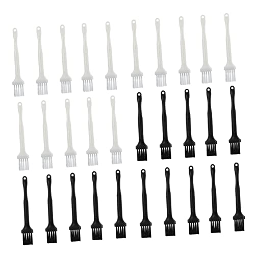 SHERCHPRY 30pcs Barber Shop Shaving Brush Beard Shaving Brush for Men Fade Brush Portable Nylon Cleaning Brush for Hair