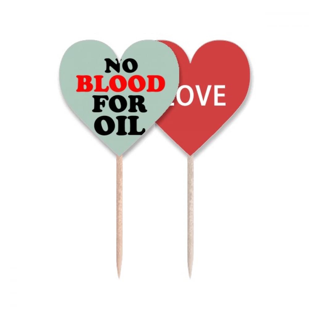 Cure-dents drapeau Love Heart pour reussir la decoration gateau