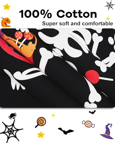 Image of DAUGHTER QUEEN Boys & Girls 100% Cotton Halloween & Christmas PJS 18M-12Y