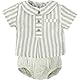 BABIDU Uni Baby Conjunto para Bebé Niño Con Camisa de Manga Corta A Rayas Set, Einfarbig, 3 Meses