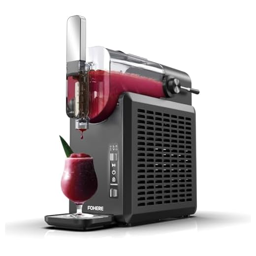 FOHERE Slush Maschine 2L für zu Hause, keine Eiswürfel erforderlich, Selbstreinigung, 5-in-1 Slushie Maschine mit 5 Einstellungen für Slush, Cocktail, Frappé, Milchshake, Wein, Quickfreeze-Technology