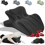 Sweet Spot Pillow, 27° Angle Perfect Position Pillow, Wedge Pillow Memory Foam for Intimacy, Provide Waist and Neck Support, Recovers After Impact, Perfect Position Instantly (Black)