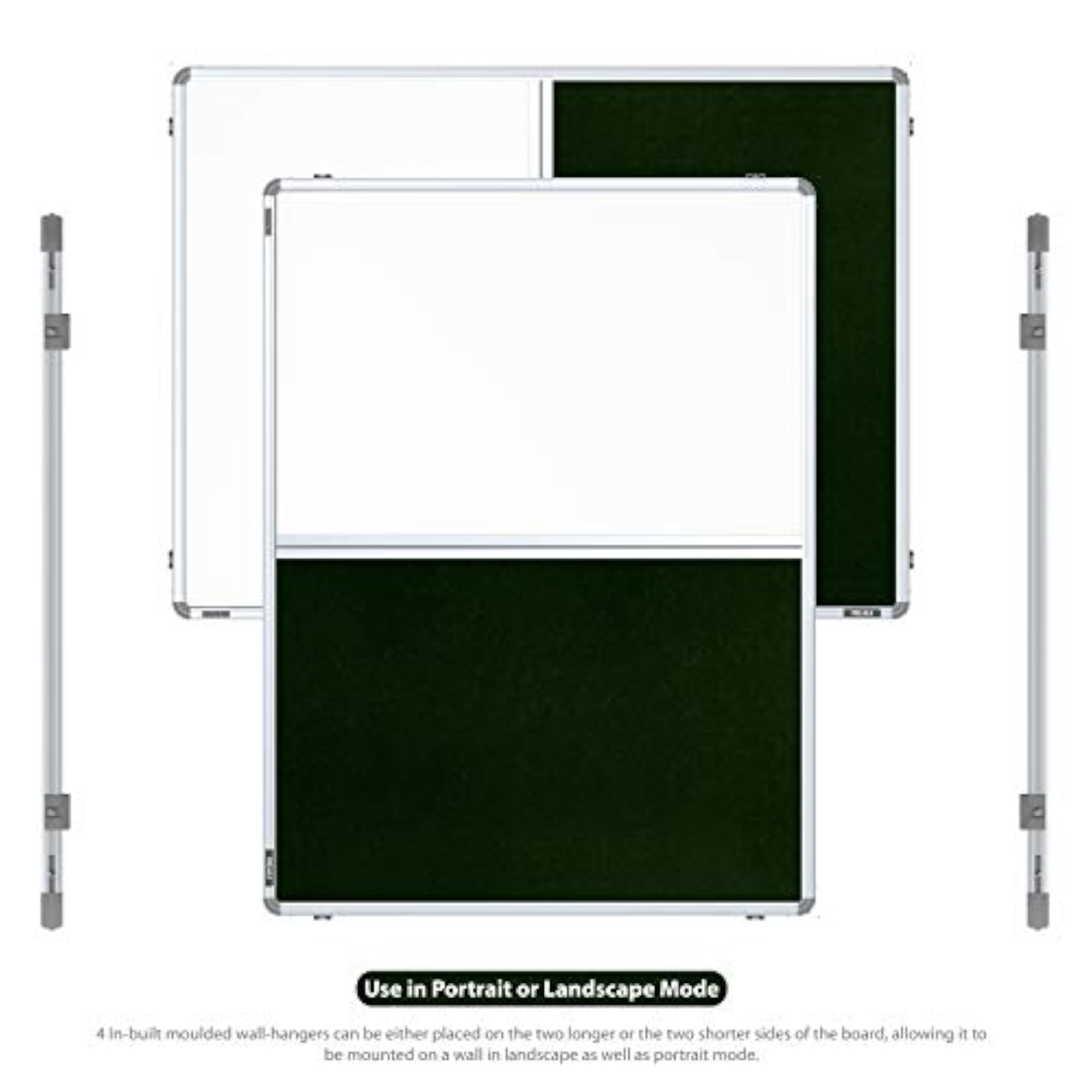 Prima Combination Board 2-in-1 Magnetic Whiteboard
