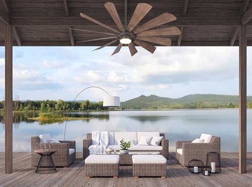 Minka-Aire F870L-ORB 65" Windmolen Outdoor Smart Ceiling Fan with LED Light and Remote Control, Oil Rubbed Bronze thumbnail 6
