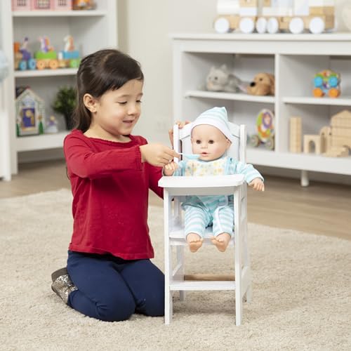 Melissa & Doug Play High Chair Pretend Play High Chair Baby Doll Accessories - image 7