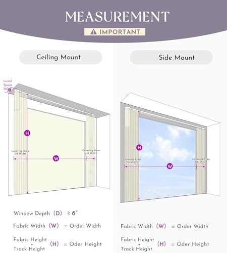 Image of Graywind Rechargeable Smart Curtains Compatible with Alexa Google Remote Control Automatic Drapes for Sliding Door Room One-Way or Split Draw Joinable Curtain Custom Width Up to 207 inch(Pure White)