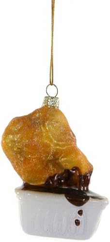 Adorno de Navidad de vidrio para salsa de barbacoa McNuggets McDonalds