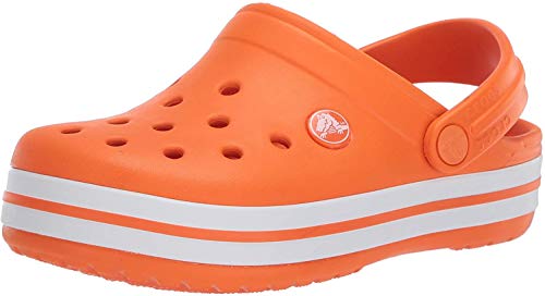 Sandália Crocs Crocband Kids Criança Unissex, Orange, 32