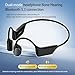 FANSAISI Bone Conduction Hearing Headsets, Wireless Open Ear Earphones with HD Sound Pickup Microphone for Conversations Lightweight All Day Wear