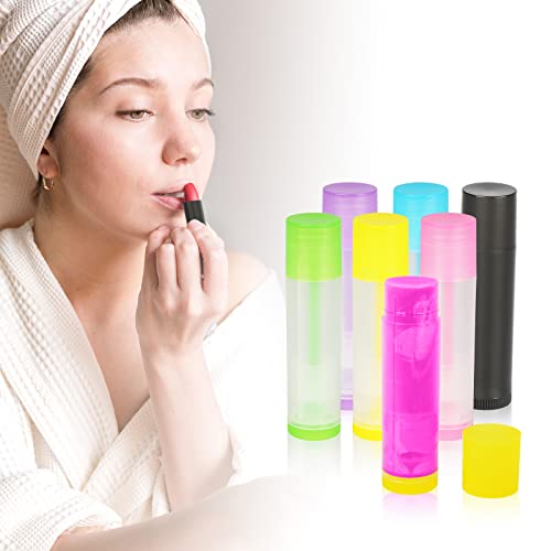 NUANNUAN Lip Balm Crafting Kit, 50 Pieces Empty Lipsticks Filling Tubes
