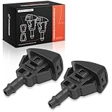 A-Premium Windshield Washer Nozzle Fit for Ford Expedition 2017-2024 F-150 2014-2024 F-250, Front Left and Right, Unheated, A Set of 2