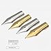 4x Wings Fountain Pen Nibs Replacement Spare Nib Perfectly For Pilot Pen 78G 88G (Silver Fine Nib x 4)