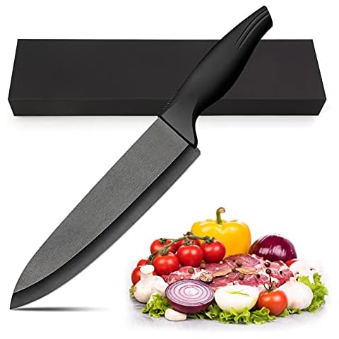LinStyle Cuchillo de Cerámica Negro Multifunción Cover