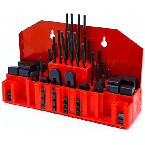 52Pc T-Slot Clamping Kit Mill Machinist Set Table Slots: M8 Cover
