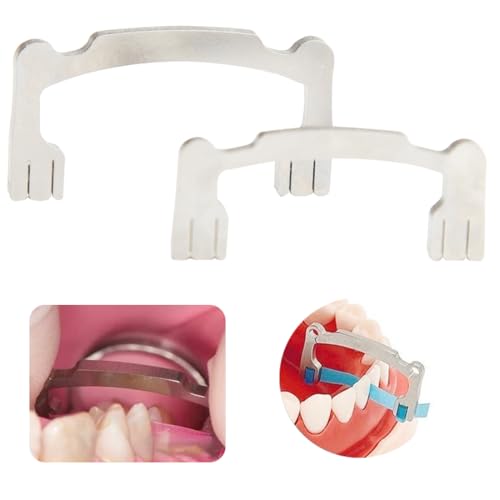 Image of Dental Resin Polishing Strips Holder Stainless Steel Metal Holder for High /Low Crown Interproximal Restorative Polishing Teeth Polishing Tools