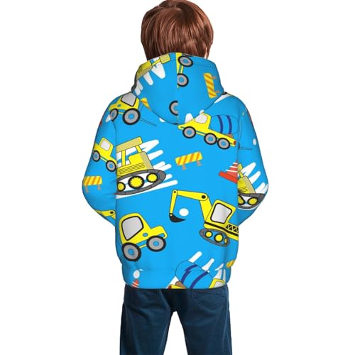 Cute Car Cartoon Kid Hoodies Boys Sweatshirts Girls Pullover with Pocket4