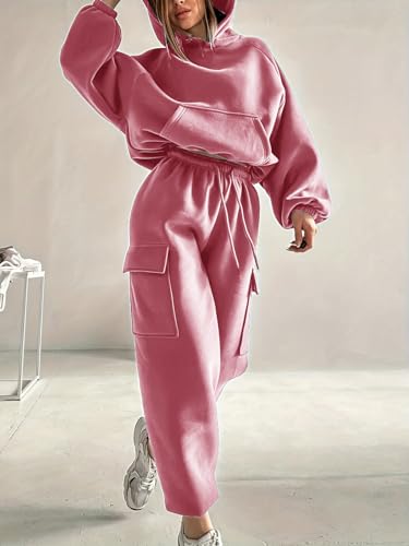Image of KOTTY Women's Co-Ords Solid Sweatshirt With Sweatpant