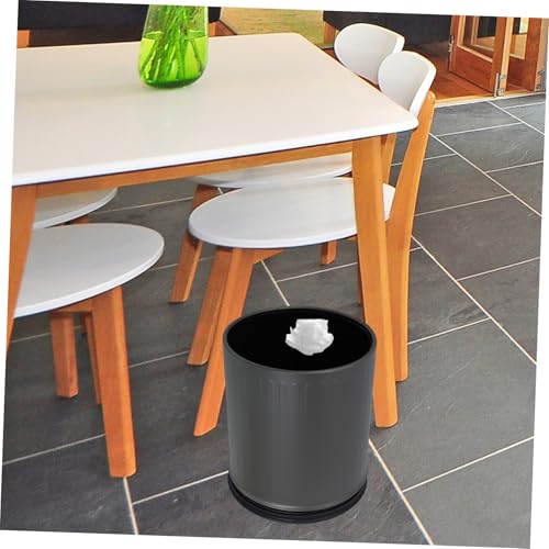 Caneca de basura metálica rectangular para baño 10 L miniatura 7