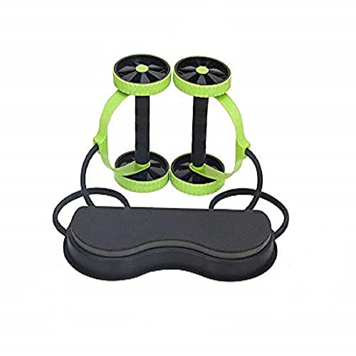 arkit Home Gym Fitness AB Wheels Roller Muscle Pull Rope Full Body Exerciser Trimmer Foldable Multi Use Resistance and Multi Abdominal Yoga Stretching Workout Machine ​for Men and Women