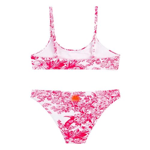 Girls Bikini with Bandeau Top and Fixed Bottom Sized by Age2