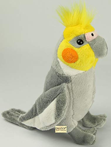 Preisvergleich Produktbild Zaloop Numphensittich ca. 20 cm Kuscheltier Plüschtier Stofftier C2