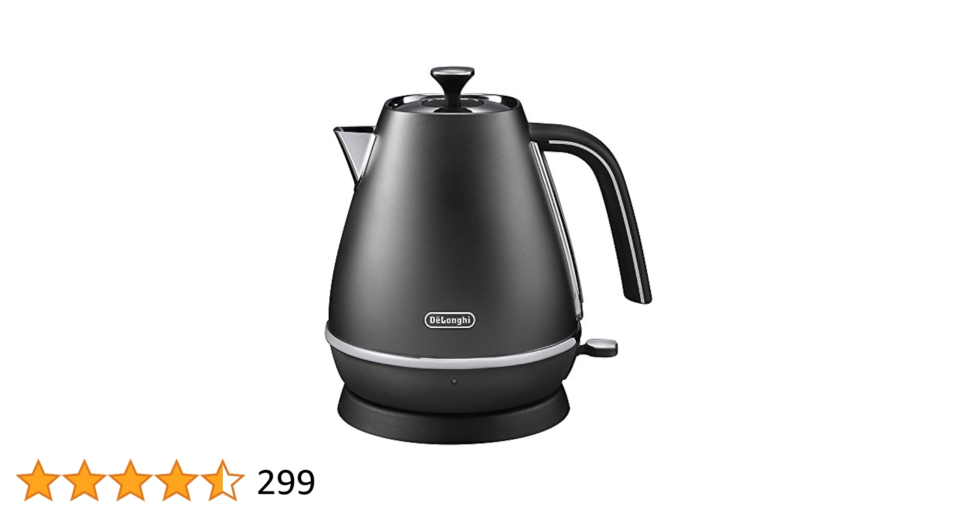 DeLonghi - ディスティンタ　電気ケトル　KBI1200J-W デロンギ ディスティンタコレクション 電気ケトル [KBI1200J-BZ