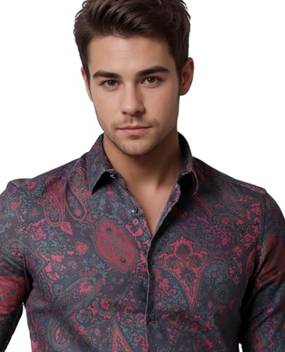 Image of Rare Rabbit Tailored Paisley Print Shirt