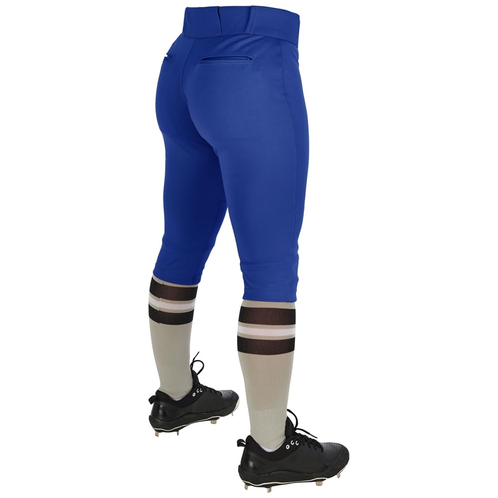 League Outfitters Women's Tournament Knicker Style Softball Pants - Royal - 2XL