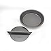 Chicago Metallic Professional Non-Stick Split Decision Pie Pan, Create either a traditional full-sized pie, 1 half pie, or 2 halves with the use of a divider 9-Inch, Gray