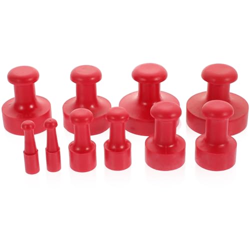 HOMSFOU 10pcs Rubber Carving Tools for DIY Crafts Beginner Friendly Stamp Materials and Lightweight for Adults for Unique Present and Hands Skills