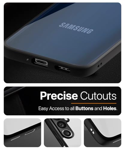Image of WOW IMAGINE Shockproof Hybrid Back Cover for Samsung Galaxy M31 | F41 | M31 Prime | Hard Slim fit Back Case | PC & TPU | Clear Transparent Case - Black