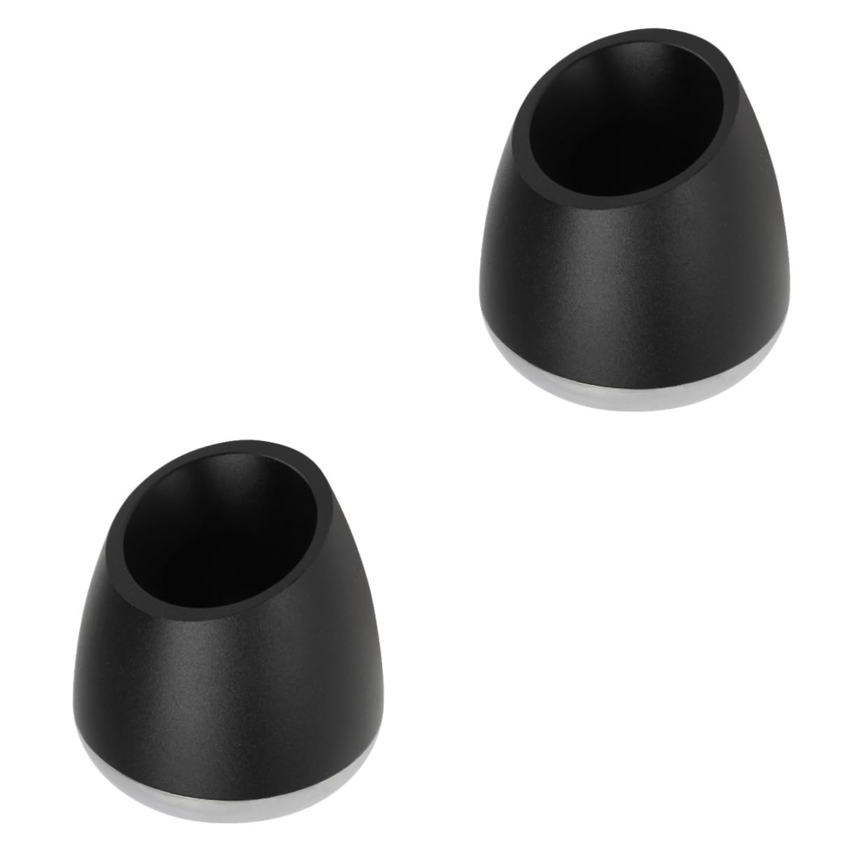 FRCOLOR 2pcs Shaving Razor Holder Oblique Shaver Stand Portable Razor Organizer Rustproof Sturdy Base