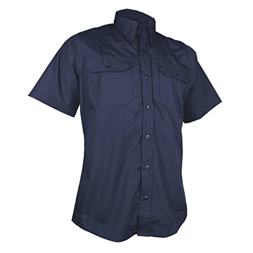 Tru-Spec Men's 24-7 Series Ultralight Short Sleeve Dress Shirt, Navy, 3X-Large Regular