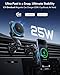 ESR OmniLock Qi2.2 Certified 25W MagSafe Car Mount Charger with CryoBoost, Phone Cooling MagSafe Car Charger, 360° Rotatable, Air Vent Magnetic Car Phone Holder for iPhone 17/16 with iOS 26, Black
