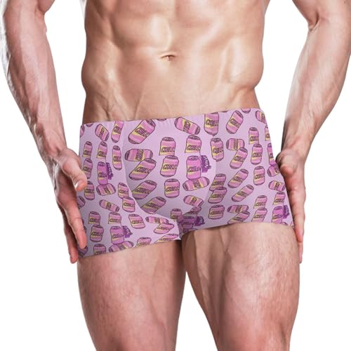 Beverage Mens Swim Trunk Swimwear Bathing Suit Swim Brief Square Leg Board Short S B04048282