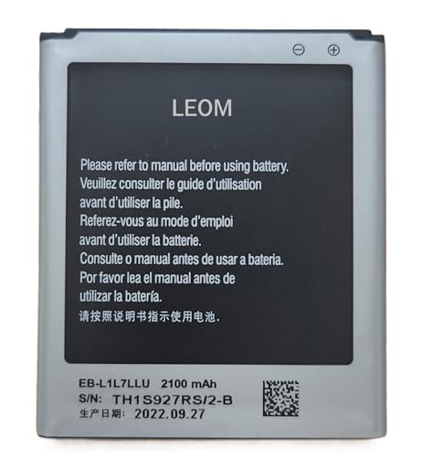 LEOM EB-L1L7LLU Replacement Battery for Samsung Galaxy Avant/Core LTE – 2100mAh Li-ion, 3.8V, 7.98Wh Power Backup OEM Phone Battery