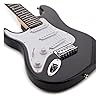 3/4 LA Left Handed Electric Guitar by Gear4music Black #3