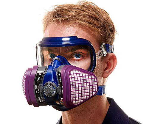 Elipse GVS SPR554 Mask Integra OV P100, M/L, Blue - Thumbnail 2