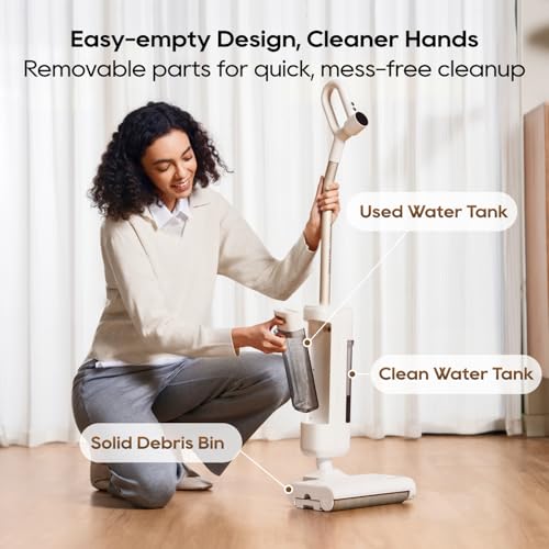 dreame FloorX 110 Plus Wet Dry Mop, Cordless Wet Dry Cleaner, Eletric Mop - image 9
