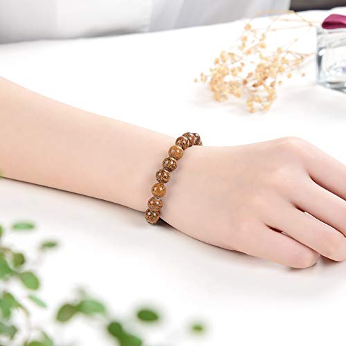 Fukugems bracciale pietra naturale donne uomo