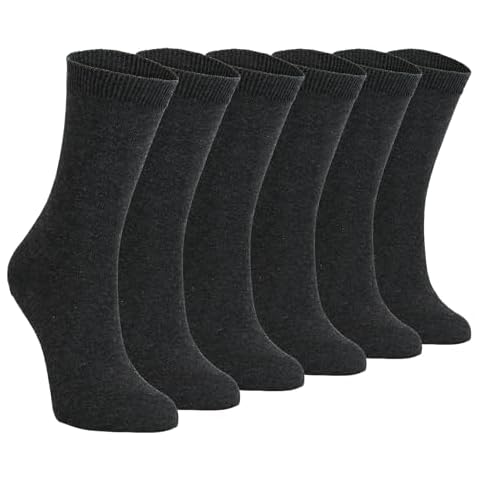 6 Pack Cotton Rich School Socks for Kids Cover