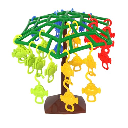 Monkey Balance Tree Game – Educational Stacking Puzzle Toy | Concentration and Balance Training for Children | Parent-Child Interactive Tabletop Game – Preschool Learning Birthday Party Board Games Se