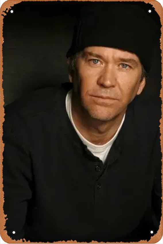 Timothy Hutton Celebrity Poster Home Wall Art Decoration Retro Metal Tin Sign 8x12 inch