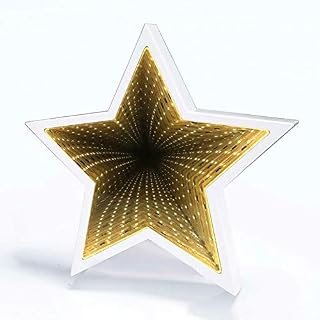 POHOVE LED Infinity Tunnel Lamp LED Star Tunnel Lights 3D Mirror Infinity Night Lamp Lighted Marquee Night Light Wall Decor for Home,Movie Nights, Stage Props,Party Favor