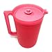 Tupperware New One Gallon Pitcher in Pink with Push Button Seal