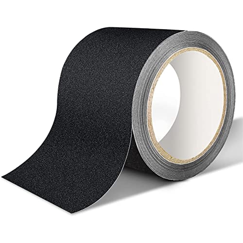 Noires Ruban Antidérapant Adhésif pour Intérieur et Extérieur 10cm x 5m pour la Sécurité au Travail la Maison Bande Sécurité Cover