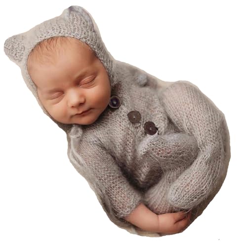 Ederafoto 2Pcs Newborn Photography Props Boy Photo Posing Outfits Baby